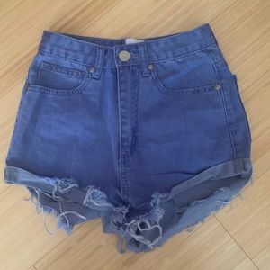 Princess Polly Jean shorts.